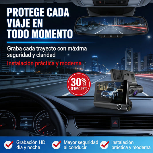 Cámara Espejo Retrovisor 1080P DriveGuard™
